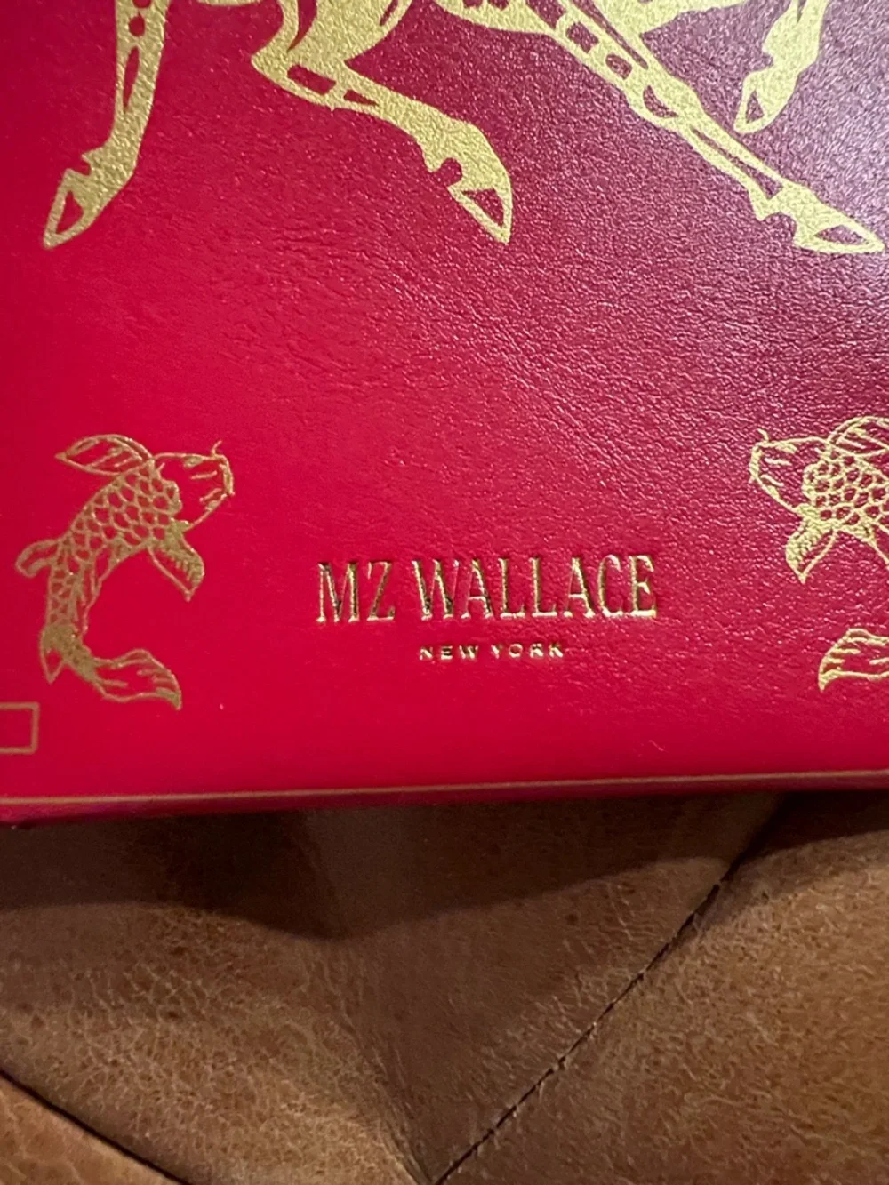 MZ Wallace Red Leather Lunar New Year Money Envelope Year of the Horse - Picture 5 of 7